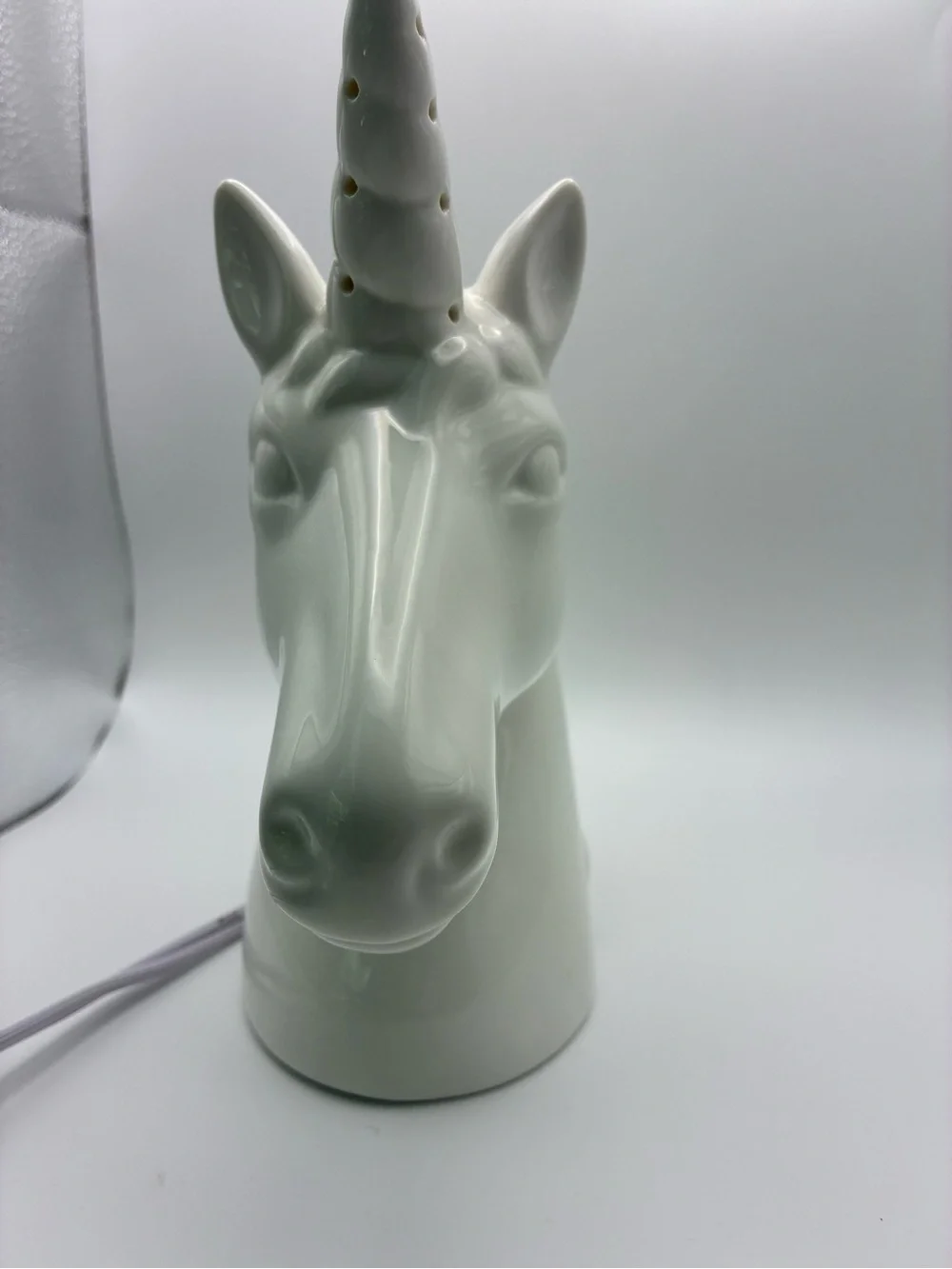 Target White Ceramic Unicorn Lamp